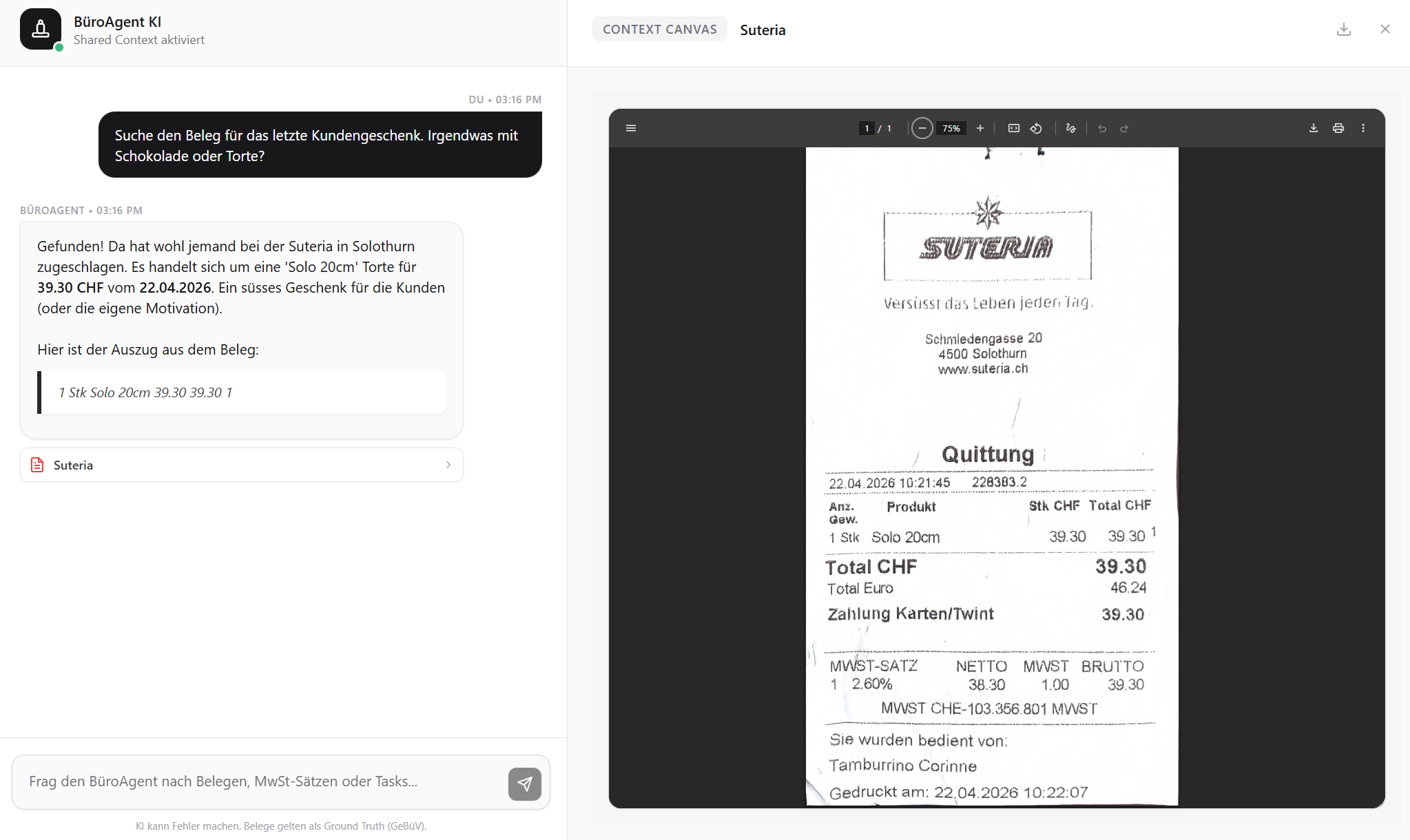 ObjektAgent Split-Pane Interface: Objekte verwalten und Mieteranliegen bearbeiten